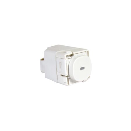 Impress Series, push-button Switch, Blue LED, 30 Series - Red