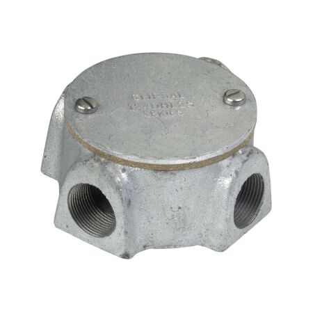 Clipsal - Cable Management, Machine Cast Fittings, Junction Boxes and Lid Kits, IP66, 25mm, 4 Way
