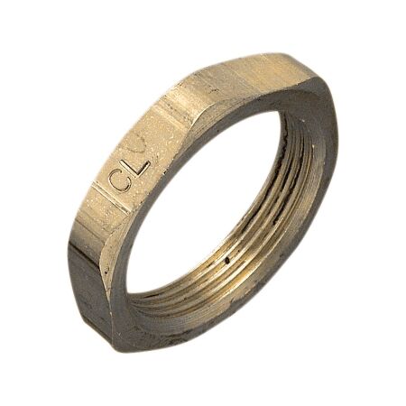 Clipsal - Cable Management, Machined Brass, Steel Couplings, 40mm Brass Locknut
