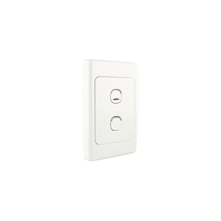 2000 Series, Flush Surround and Grid Plate, 1 Gang, Vertical/Horizontal Mount, Standard PTN - Red