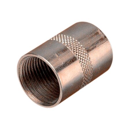 Clipsal - Cable Management, Machined Brass Steel Coupling, 25mm Zinc Plated