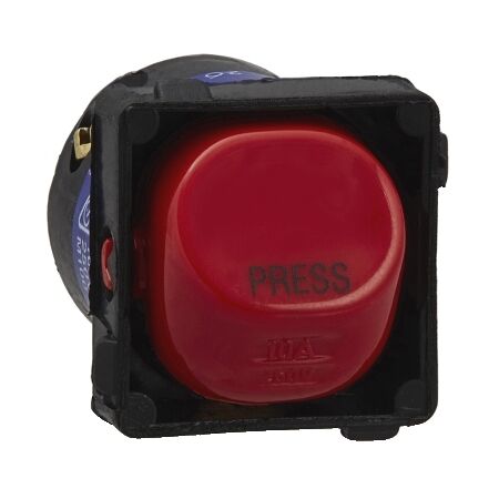 Clipsal - Mechanisms, Bell Rocker, Marked "PRESS", 250V, 10A - Red