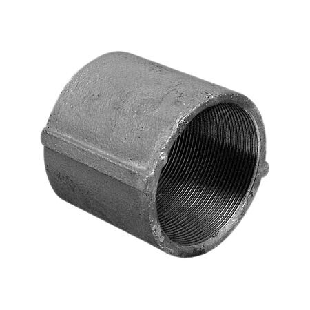 Clipsal - Cable Management, Machined Brass Steel Coupling, 40mm Galvanised