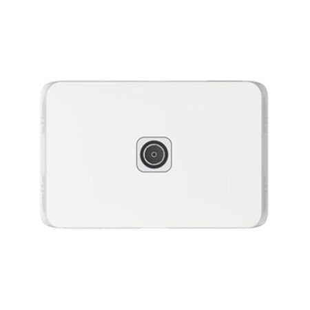 Clipsal Iconic, TV PAL Antenna Socket Plate, F-Type,1 Gang, Horizontal/Vertical Mount - Vivid White