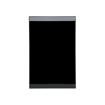 Saturn Series, Grid Plate and Cover Switch, Blank, Vertical - Espresso Black