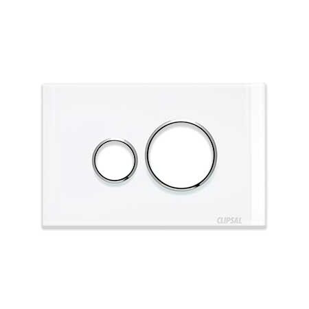 Saturn Series, Cover Socket Outlet, Single switched, Horizontal - Pure White