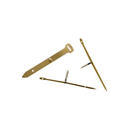 Clipsal - General Accessories, PIN Clips, Brass, Size 4, 57mm Length, Box of 200