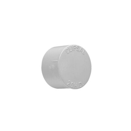 Clipsal - Cable Management, Conduit Plug, Plain, PVC, 16mm - Grey