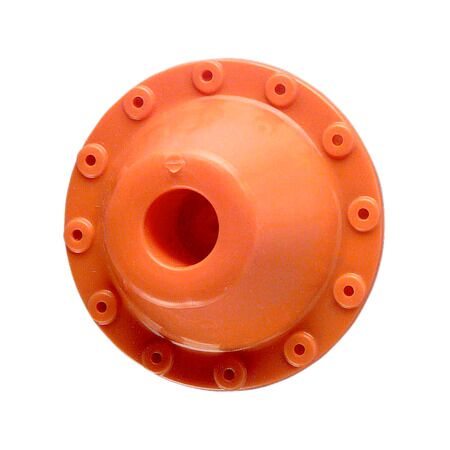 Clipsal - Cable Management, Conduit Locating Flange, PVC, 25mm - Electric Orange
