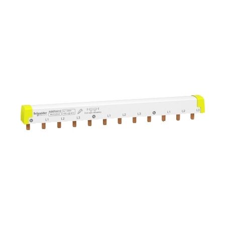 Acti9, Comb Busbar, 3L+N, 18 mm pitch, 12 modules, 100 A