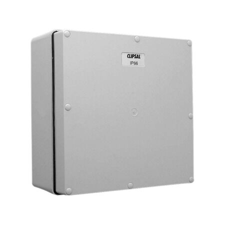 Clipsal - 56 Series, Junction Box, IP66, 4 Gang (198 x 198 x 91mm high) - Grey