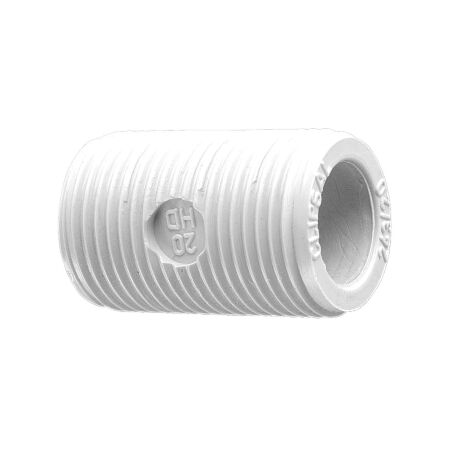 Clipsal - Cable Management, Pressure Pipe Coupling Nipple, PVC, 20mm - Grey