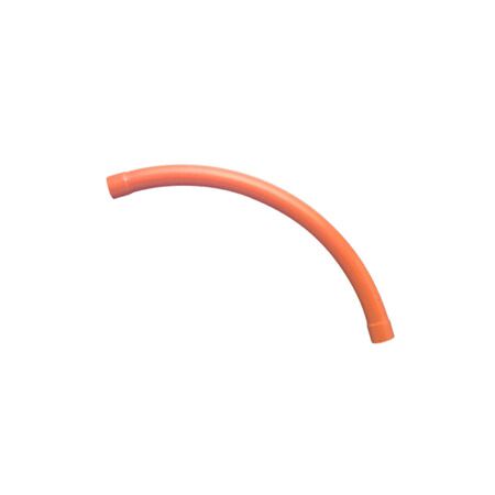 Clipsal - Cable Management, Conduit Bend, Large Sweep, 90Deg, PVC, 32mm - Electric Orange