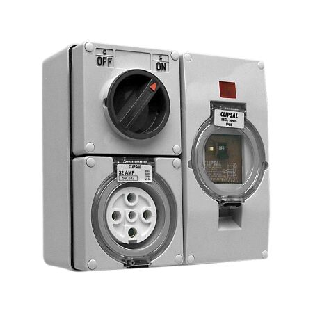 Clipsal - 56 Series, Socket Outlet, RCD - Grey