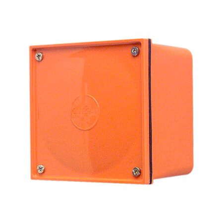 Clipsal - Cable Management, Adaptable Box, PVC, L-108 x W-108 x H-76mm - Electric Orange