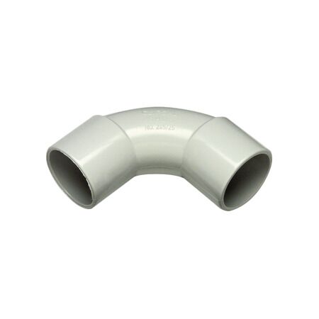 Clipsal - Cable Management, Elbow, Solid, PVC, 25mm - Grey
