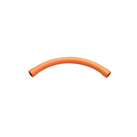 Clipsal - Cable Management, Conduit Bend, Large Sweep, 90Deg, PVC, 40mm - Electric Orange