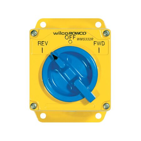 Metal Clad, Reversing Switch, 3 Pole, 32A, 415V, Made of Cast Aluminium