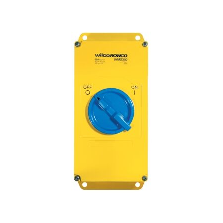 Metal Clad, Switch, 3 Pole, 100A, 415V, Made of Cast Aluminium