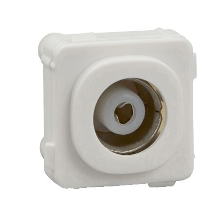 30 Series, TV Antenna Socket, 75Ohm, Coaxial - White Electric