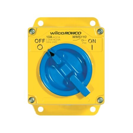 Metal Clad, Switch, 3 Pole, Made of Cast Aluminium, 10A, 415V