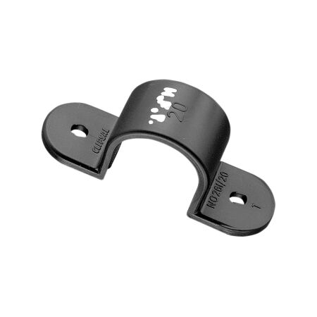 Clipsal - Cable Management, Saddle and Spacer, PVC, 25mm - Black