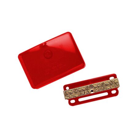 Clipsal - Max 4, Mini Active link, 100 A 500 V 12 hole with cover Red