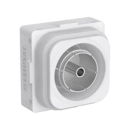 Clipsal Iconic, TV Antenna Socket, F-Type, Rear - Translucent