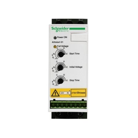 Altistart 01, Soft starter for asynchronous motor, ATSU01, 9 A-200..480V-1.5..4 KW