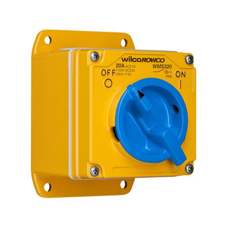 Metal Clad, Switch, 3 Pole, 20A, 415V, Made of Cast Aluminium