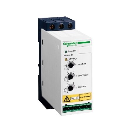 Altistart 01, Soft starter for asynchronous motor, ATS01, 12 A-380..415V-5.5 KW