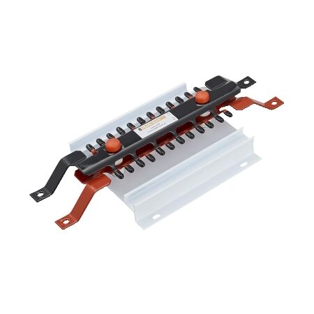 Acti9, MSC Chassis DC 2PH, 400A, 18mm for iC60 MCB & RCBO 12 poles, Dual Feed