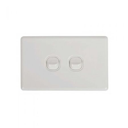 SW2 - 2 Gang 16A Switch Horizontal - SW2 - SW2