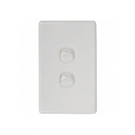 SW2V - 2 Gang 16A Switch Vertical - SW2V - SW2V