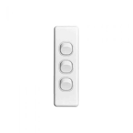 A3GSW - 3 Gang Architrave Switch - A3GSW - A3GSW