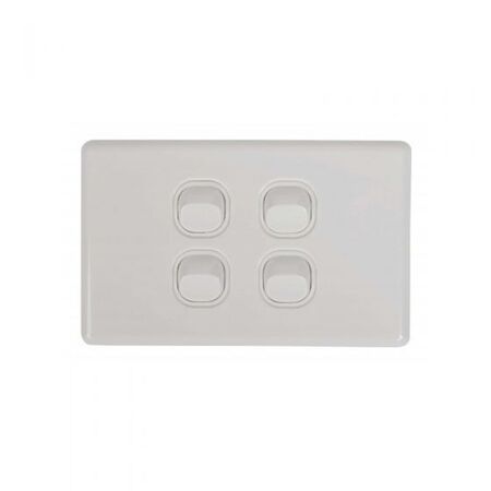 SW4 - 4 Gang 16A Switch Horizontal - SW4 - SW4