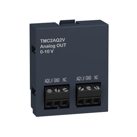 Modicon M221, Analogue output cartridge, 2 analog voltage outputs, I/O extension