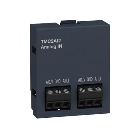 Modicon M221, Analogue input cartridge, 2 analog inputs, I/O extension