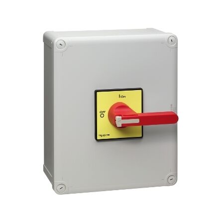 TeSys Mini-Vario, TeSys Vario enclosed, emergency switch disconnector, 140A, IP65, long handle