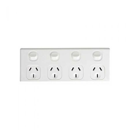 GPO4 - Four Gang 10 Amp - GPO4 - GPO4