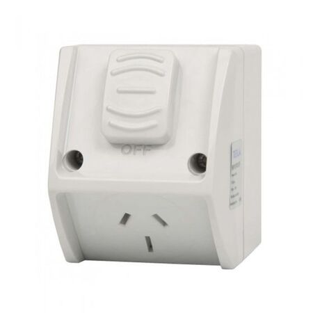 WPGPO1N - 10A W/P Single Socket - Neon - WPGPO1N - WPGPO1N