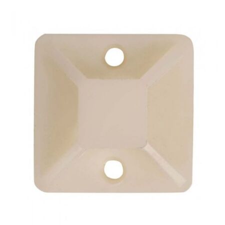 AB28 - 28MM x 28MM White - Adhesive Tie Base - AB28 - AB28