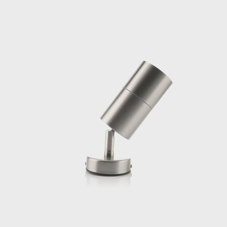 Fortis Stainless Steel TRI Colour Single Adjustable LED Wall Pillar Light
