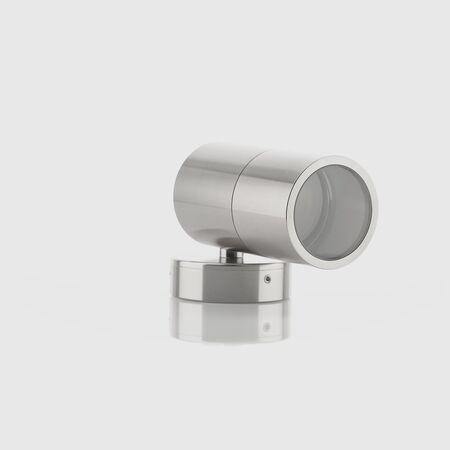 Tivah Titanium Aluminum TRI Colour Fixed Down Wall Pillar Lights