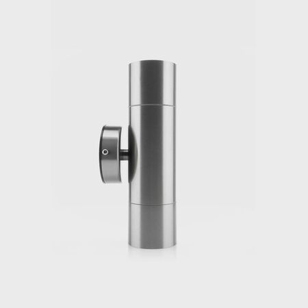 Fortis Stainless Steel TRI Colour Up & Down Wall Pillar Lights