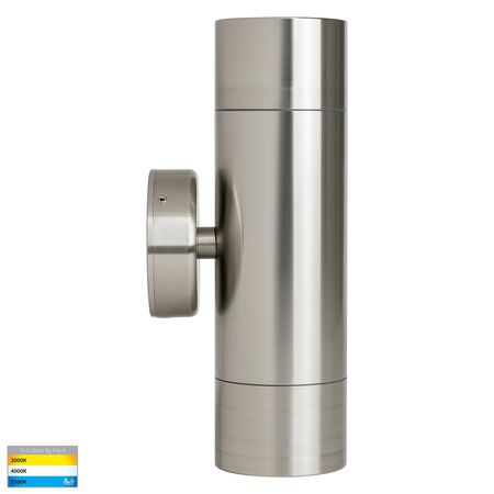 Maxi Tivah 316 Stainless Steel TRI Colour Up & Down Wall Pillar Lights