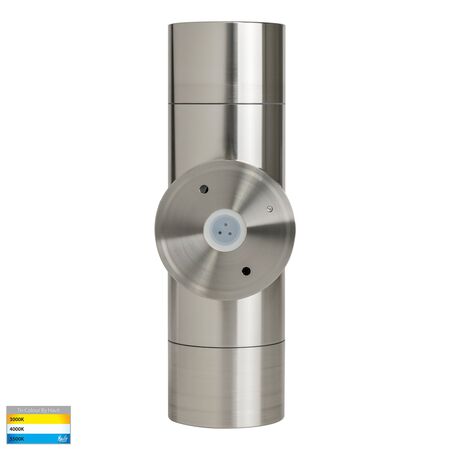 Maxi Tivah 316 Stainless Steel TRI Colour Up & Down Wall Pillar Lights
