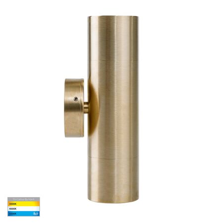 Tivah Solid Brass TRI Colour Up & Down Wall Pillar Lights