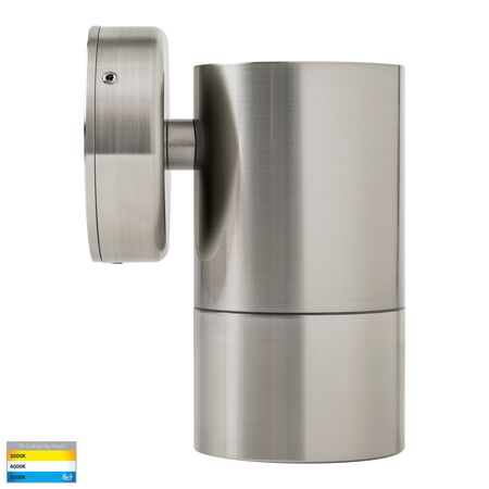 Maxi Tivah 316 Stainless Steel TRI Colour Fixed Down Wall Pillar Lights