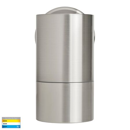 Maxi Tivah 316 Stainless Steel TRI Colour Fixed Down Wall Pillar Lights